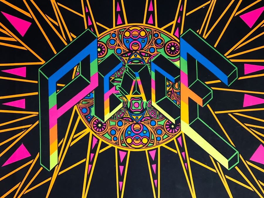 JUST ADDED - Vintage Psychedelic Peace Poster 'Arcturus Coma' Tom Korpalski [Photo 3]
