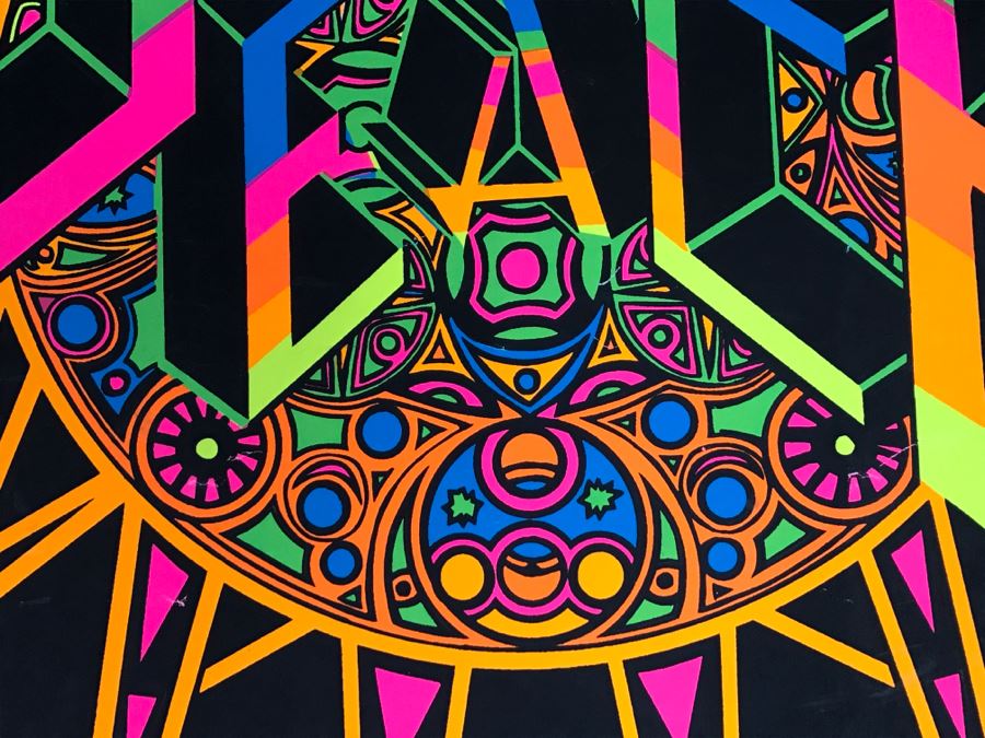 JUST ADDED - Vintage Psychedelic Peace Poster 'Arcturus Coma' Tom Korpalski [Photo 5]