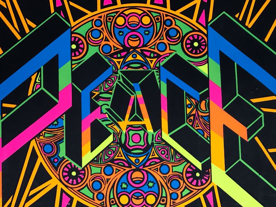 JUST ADDED - Vintage Psychedelic Peace Poster 'Arcturus Coma' Tom Korpalski [Photo 4]