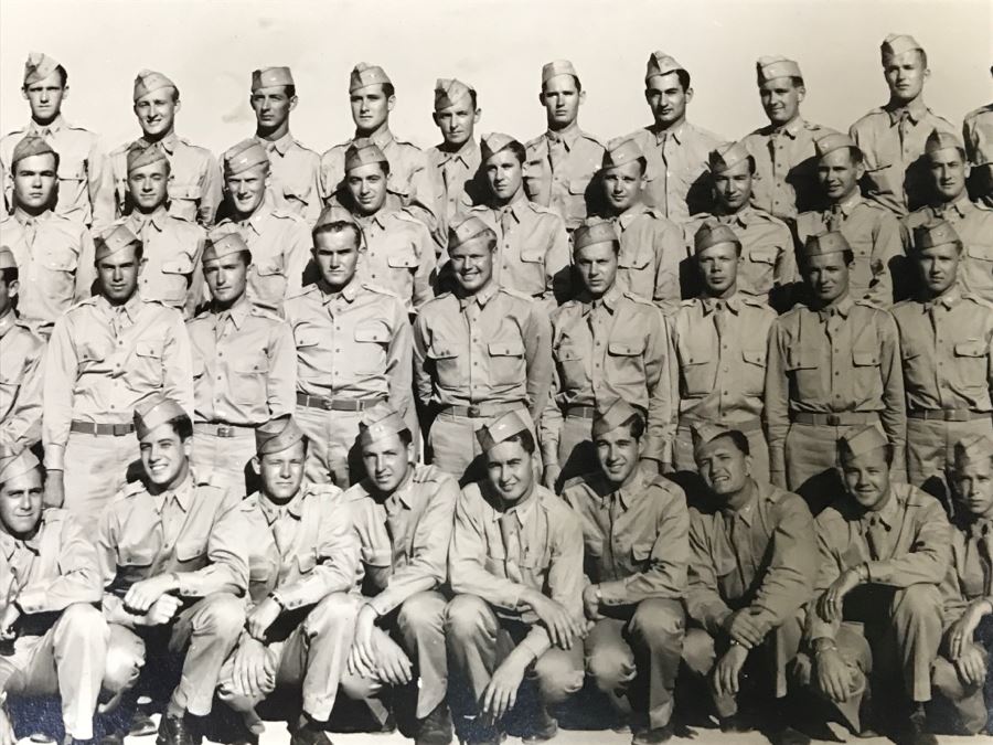 JUST ADDED - Group Photo Of Class 42-I Aviation Cadet Detachment Victorville Army Flying School July 28, 1942 [Photo 7]