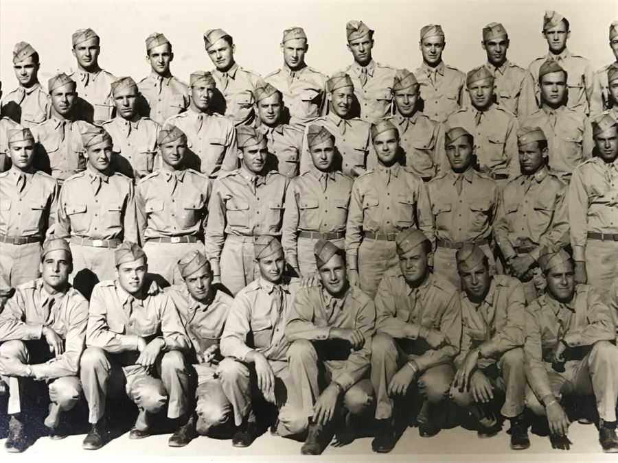 JUST ADDED - Group Photo Of Class 42-I Aviation Cadet Detachment Victorville Army Flying School July 28, 1942 [Photo 6]
