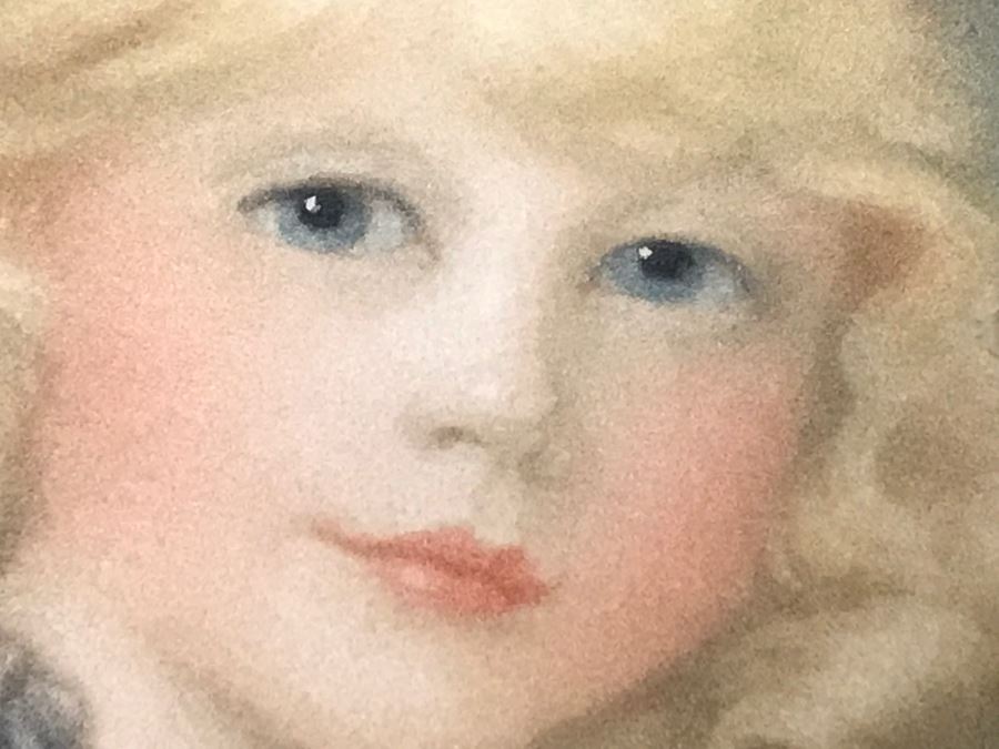 JUST ADDED - Windsor Castle H.R.H. Princess Sophia After Painting By John Hoppner Engraved In Pure Mezzotint By E.E. Milner Limited Edition 18' X 21.5' [Photo 6]