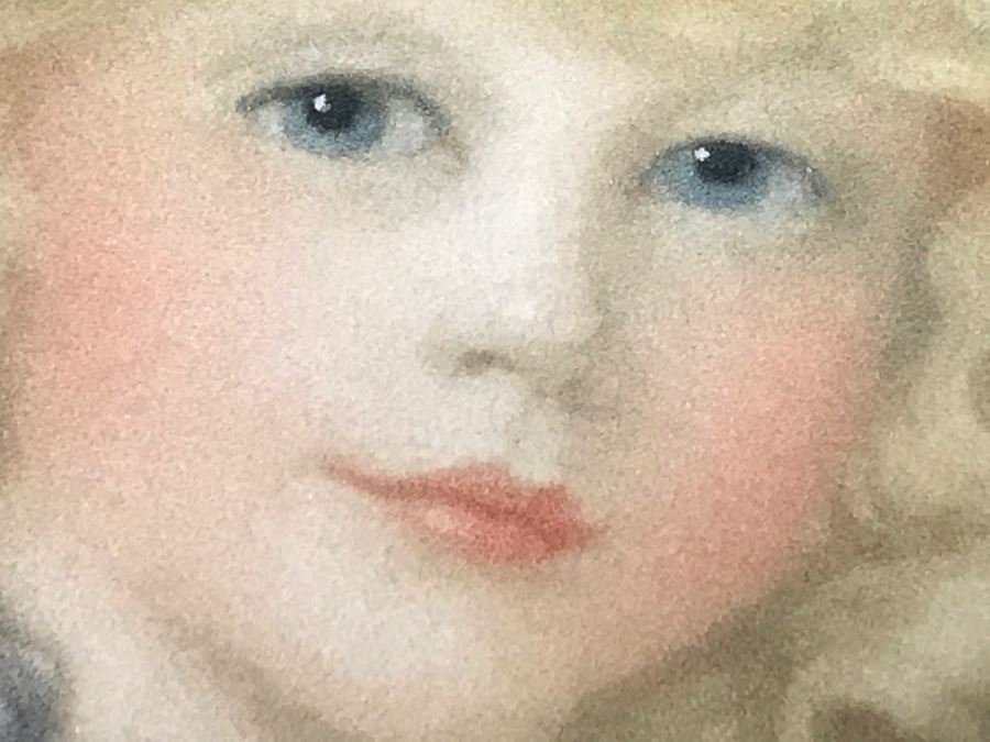 JUST ADDED - Windsor Castle H.R.H. Princess Sophia After Painting By John Hoppner Engraved In Pure Mezzotint By E.E. Milner Limited Edition 18' X 21.5' [Photo 7]