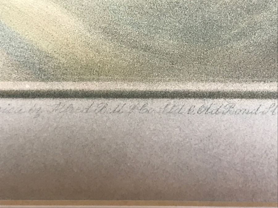 JUST ADDED - Windsor Castle H.R.H. Princess Sophia After Painting By John Hoppner Engraved In Pure Mezzotint By E.E. Milner Limited Edition 18' X 21.5' [Photo 13]