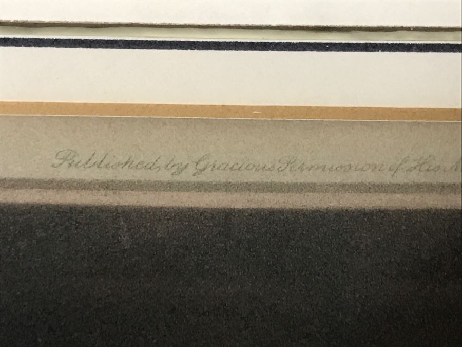 JUST ADDED - Windsor Castle H.R.H. Princess Sophia After Painting By John Hoppner Engraved In Pure Mezzotint By E.E. Milner Limited Edition 18' X 21.5' [Photo 15]