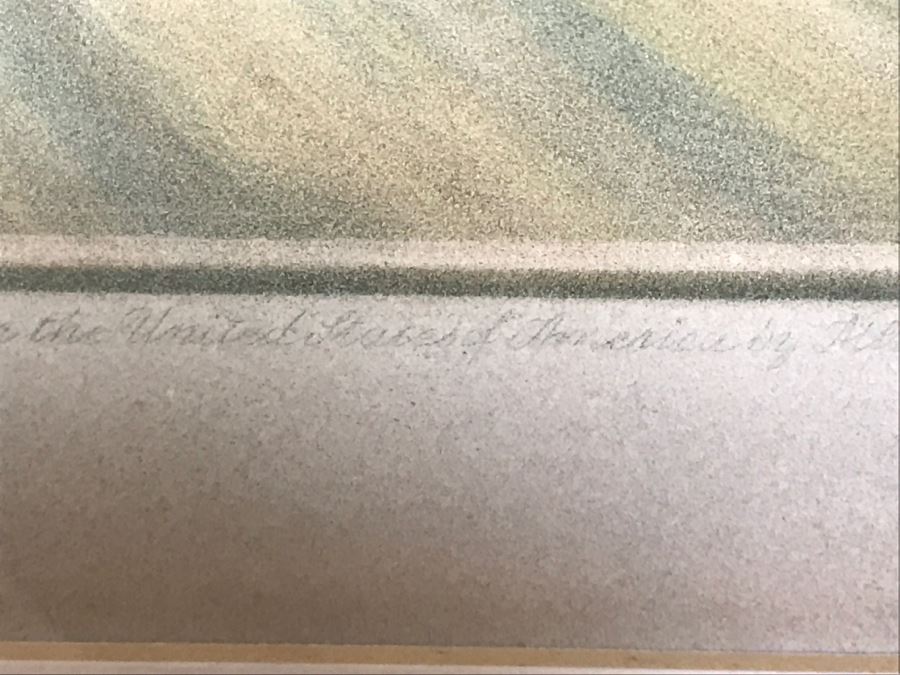 JUST ADDED - Windsor Castle H.R.H. Princess Sophia After Painting By John Hoppner Engraved In Pure Mezzotint By E.E. Milner Limited Edition 18' X 21.5' [Photo 20]