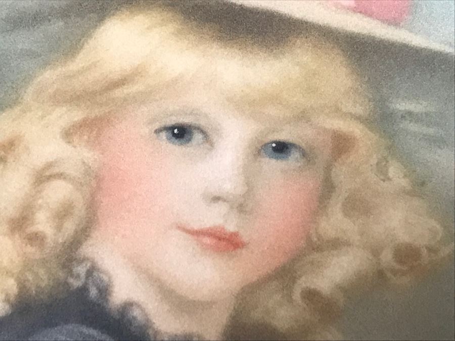 JUST ADDED - Windsor Castle H.R.H. Princess Sophia After Painting By John Hoppner Engraved In Pure Mezzotint By E.E. Milner Limited Edition 18' X 21.5' [Photo 5]