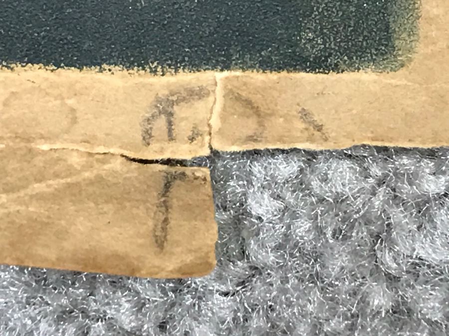 JUST ADDED - Limited Edition Lithograph Of Hooded Figures Walking Up Old Stairs - Note Edge Tears 12' X 19' [Photo 10]