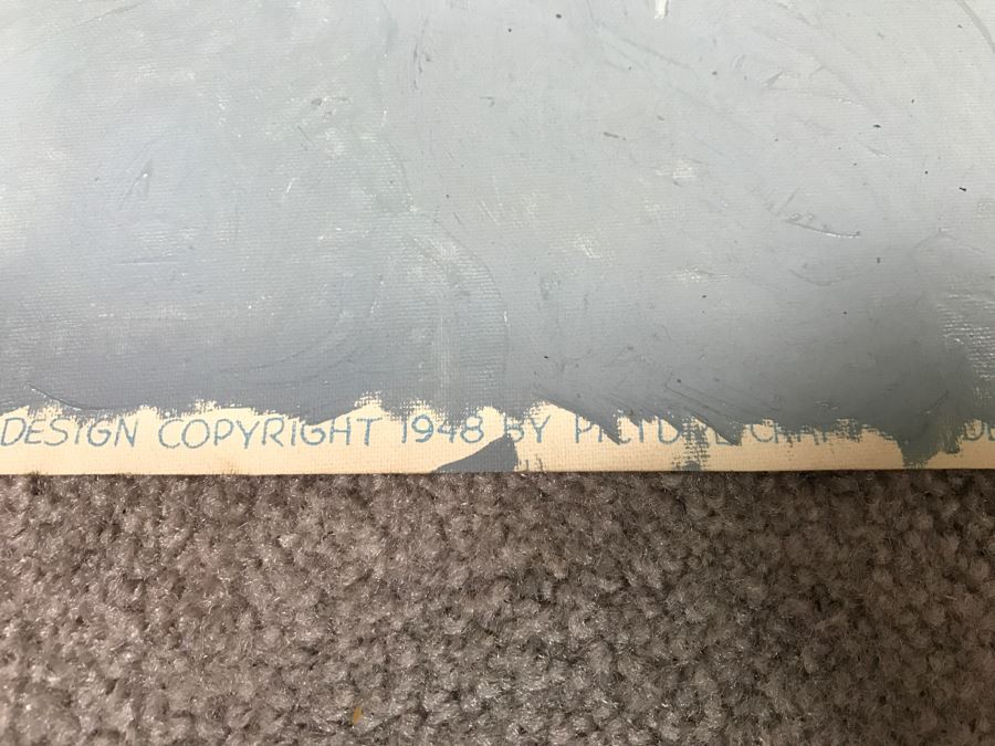 JUST ADDED - Vintage Paint By Numbers Sailboat Painting [Photo 6]