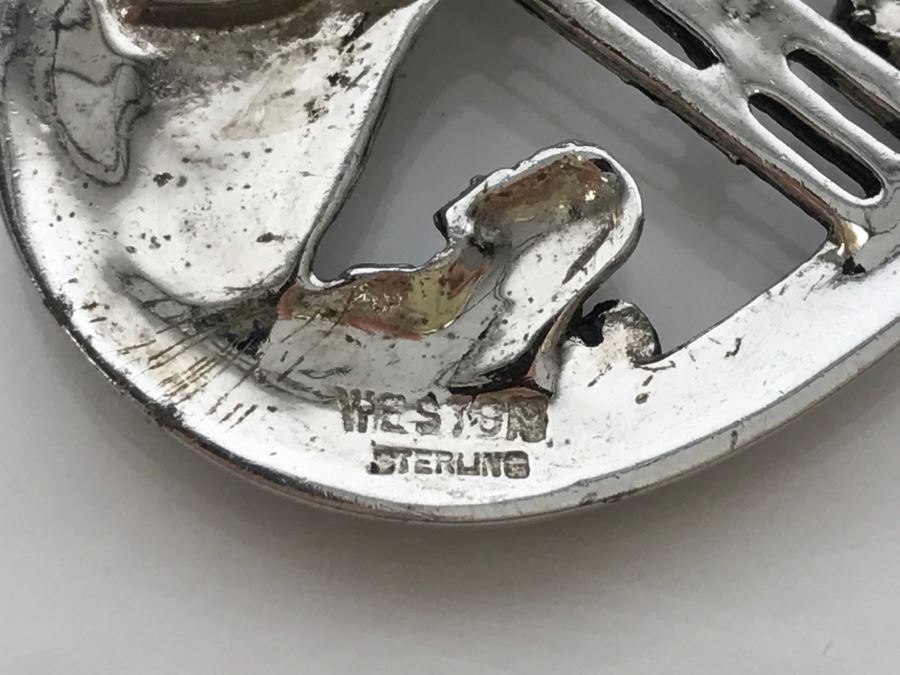 JUST ADDED - Sterling Silver Pendant Reina De Los Angeles 13.3g [Photo 8]