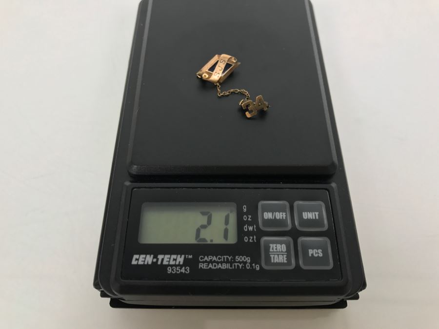 JUST ADDED - 10k Pin 34 SJS 2.1g [Photo 7]