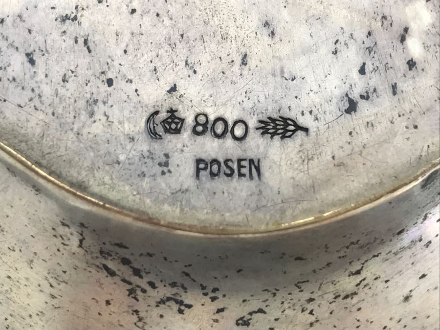 JUST ADDED - Vintage 800 Silver Bowl POSEN Germany 380g [Photo 10]