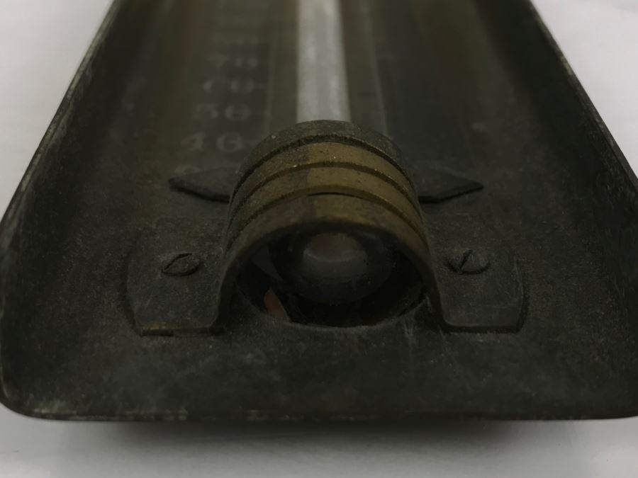 JUST ADDED - Vintage J. Robins Brass MERCURY Thermometer 106 St Pauls Rd Birmingham England [Photo 8]