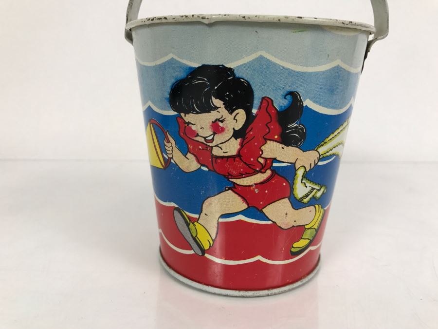 JUST ADDED - The Ohio Art Co Tin Lithograph Pale [Photo 5]