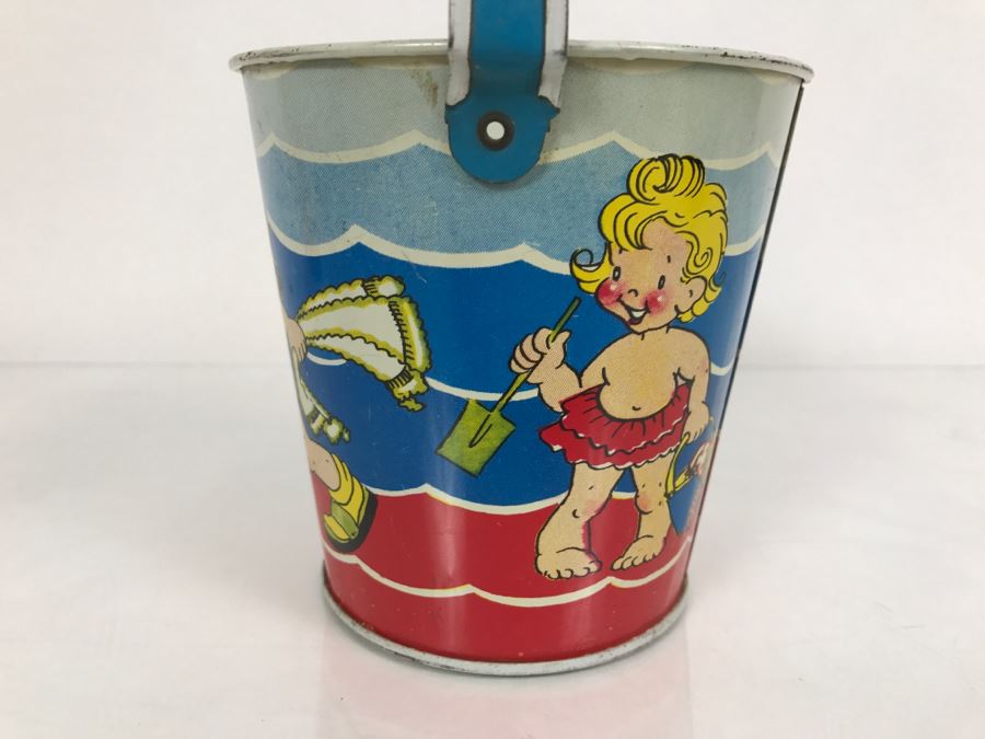 JUST ADDED - The Ohio Art Co Tin Lithograph Pale [Photo 3]