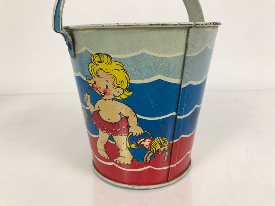 JUST ADDED - The Ohio Art Co Tin Lithograph Pale [Photo 8]