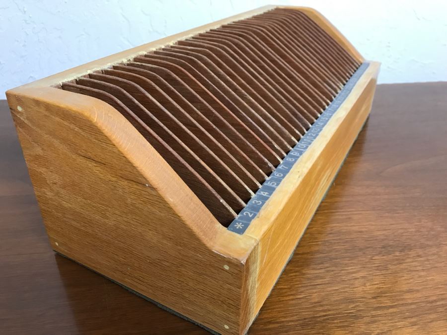 Vintage Wooden Organizer [Photo 1]