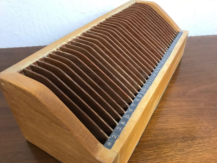 Vintage Wooden Organizer [Photo 4]