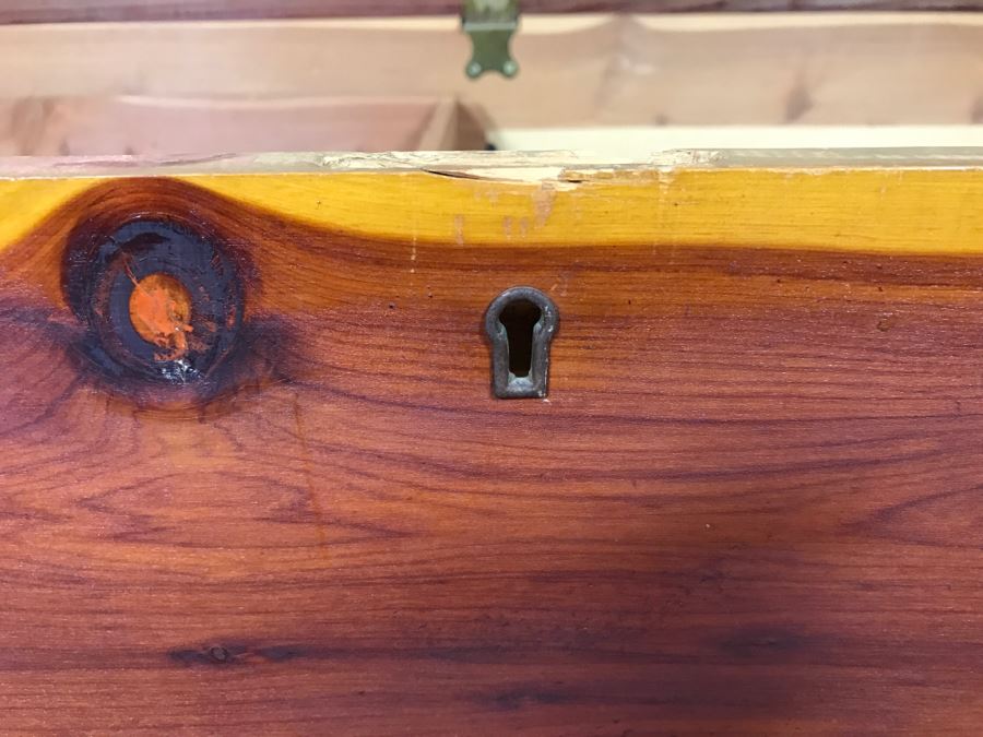 Vintage Mountain Maid Tennessee Red Cedar Chest Hill-Hoel Mfg Co On Casters [Photo 7]