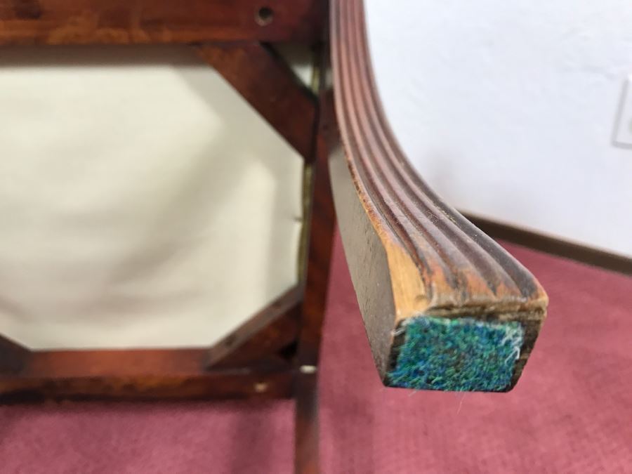 Vintage Lyre Back Armchair Chair [Photo 14]