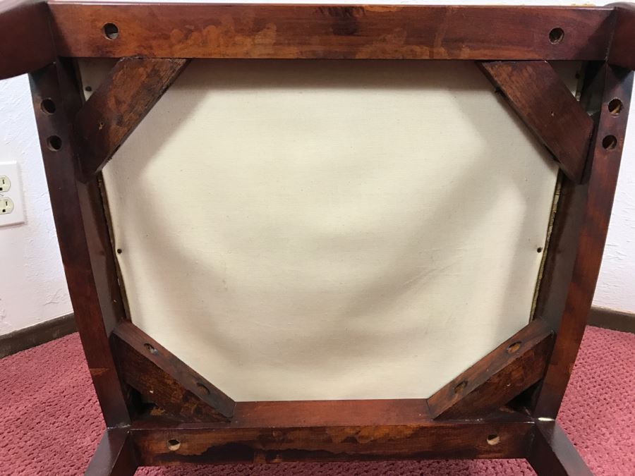 Vintage Lyre Back Armchair Chair [Photo 13]