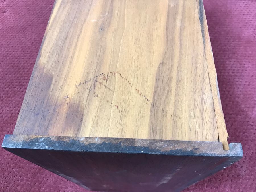 Stunning Unique Wood Carved Chinoiserie Console Media Table With 2-Drawers May Have Been From Hollywood Movie Set [Photo 14]