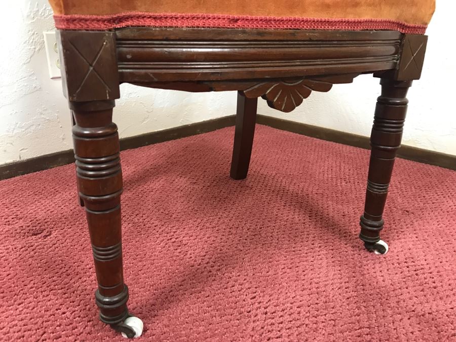 Antique Carved Mahagony Chair [Photo 8]