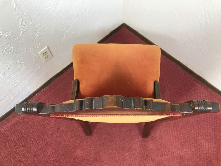 Antique Carved Mahagony Chair [Photo 10]