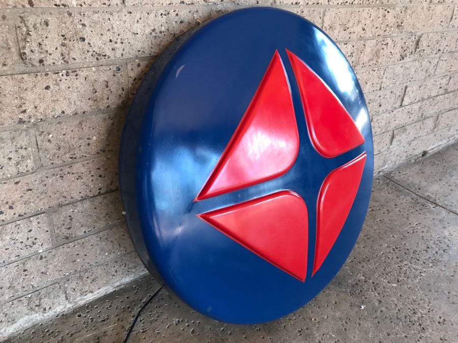 ARCO Gas Electric Round Sign [Photo 3]