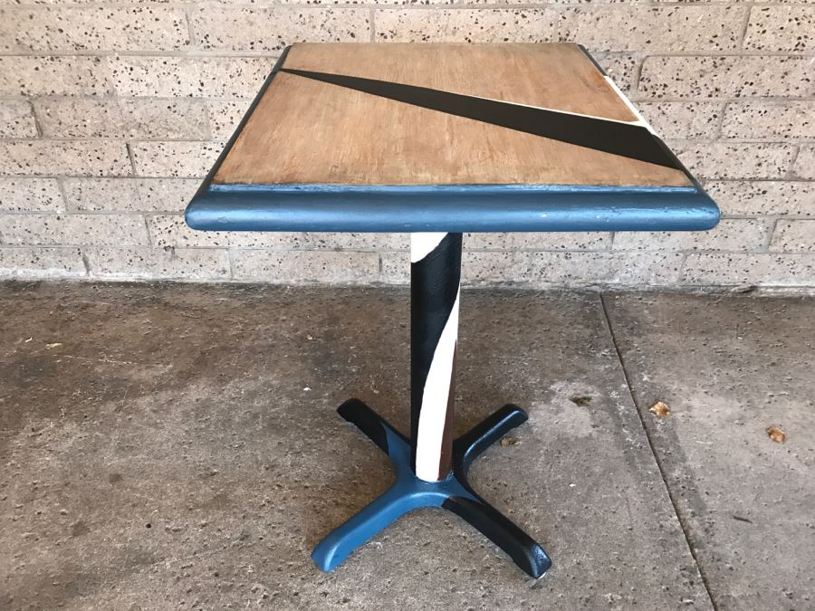 Cafe Table Painted By Local Artist [Photo 6]