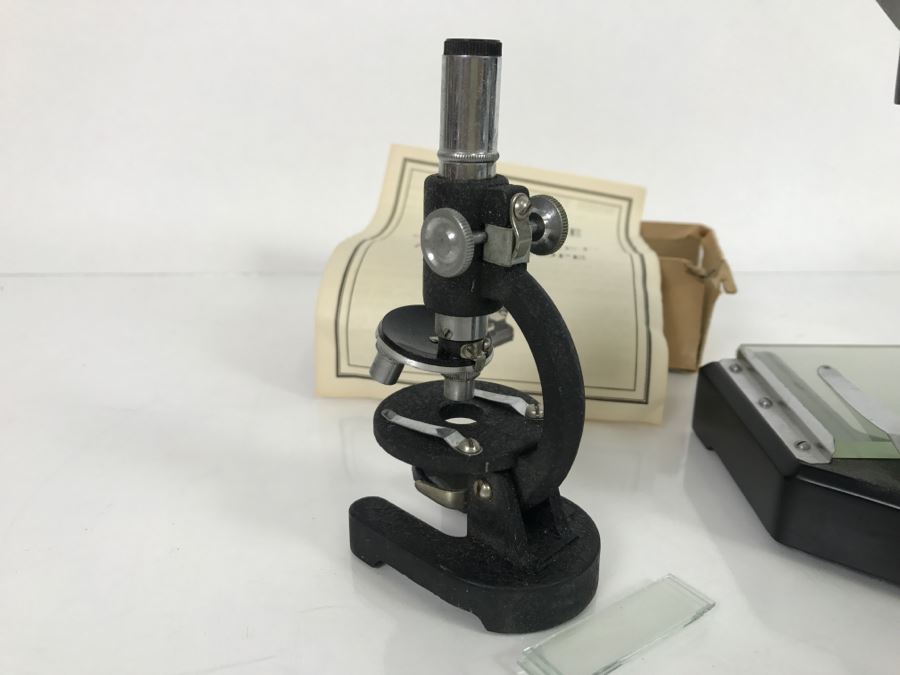 Vintage TASCO Stereo 30X Microscope And Triple Turret Junior Microscope Japan [Photo 9]