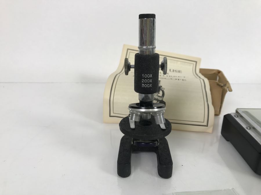 Vintage TASCO Stereo 30X Microscope And Triple Turret Junior Microscope Japan [Photo 8]