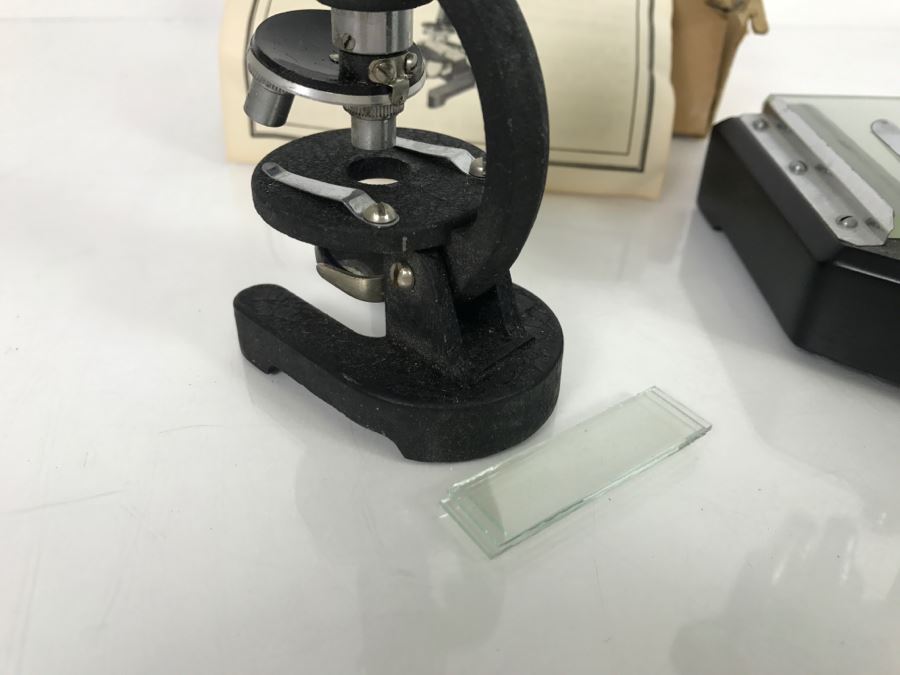 Vintage TASCO Stereo 30X Microscope And Triple Turret Junior Microscope Japan [Photo 10]