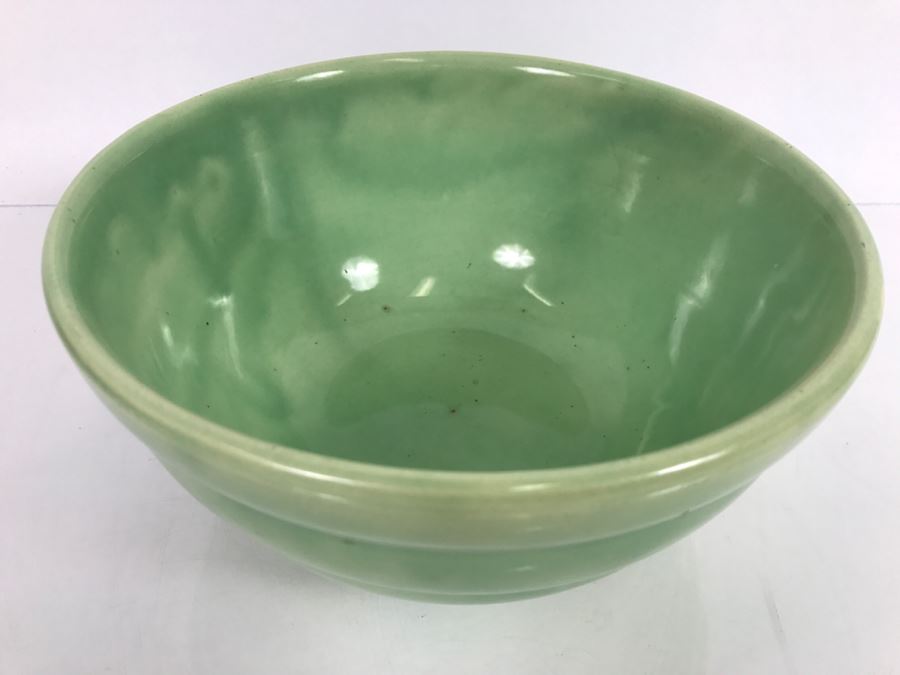 Vintage BAUER USA Light Lime Green Bowl 12  [Photo 3]