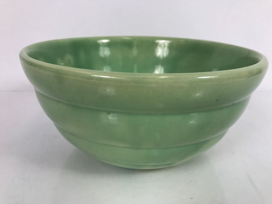 Vintage BAUER USA Light Lime Green Bowl 12  [Photo 2]
