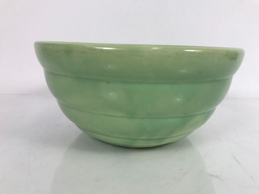 Vintage BAUER USA Light Lime Green Bowl 12  [Photo 5]