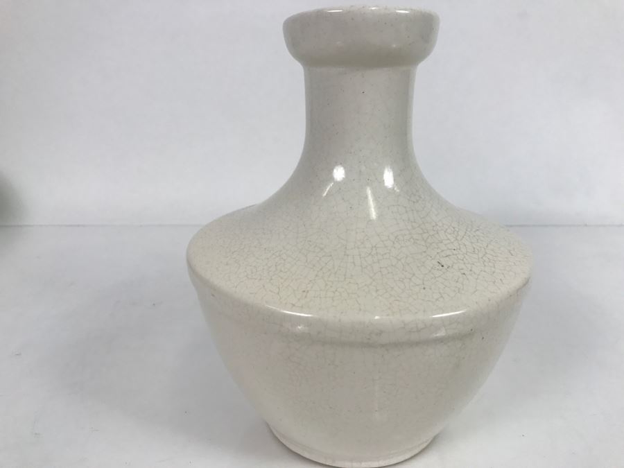 Pfaltzgraff York PA Mid Century White Stoneware Pitcher [Photo 6]