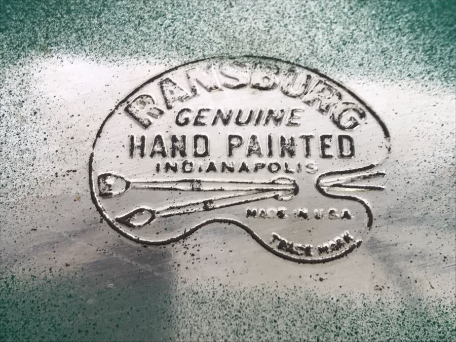 Set Of 4 Hand Painted Rooster Tins Ransburg Indianapolis USA [Photo 7]