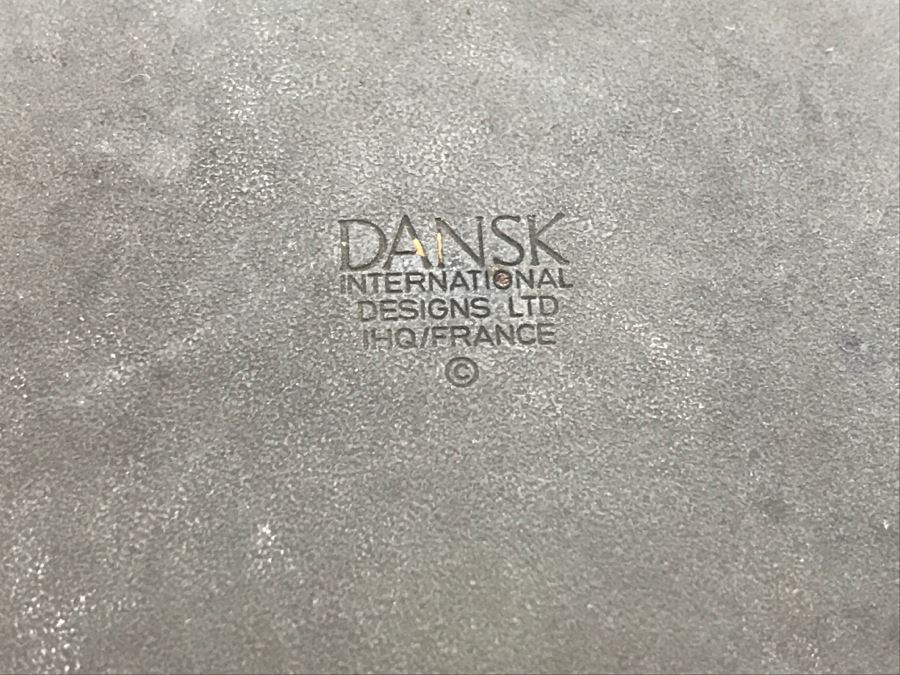 Vintage Mid Century Modern DANSK IHQ France Covered Pot Brown Enamel [Photo 8]