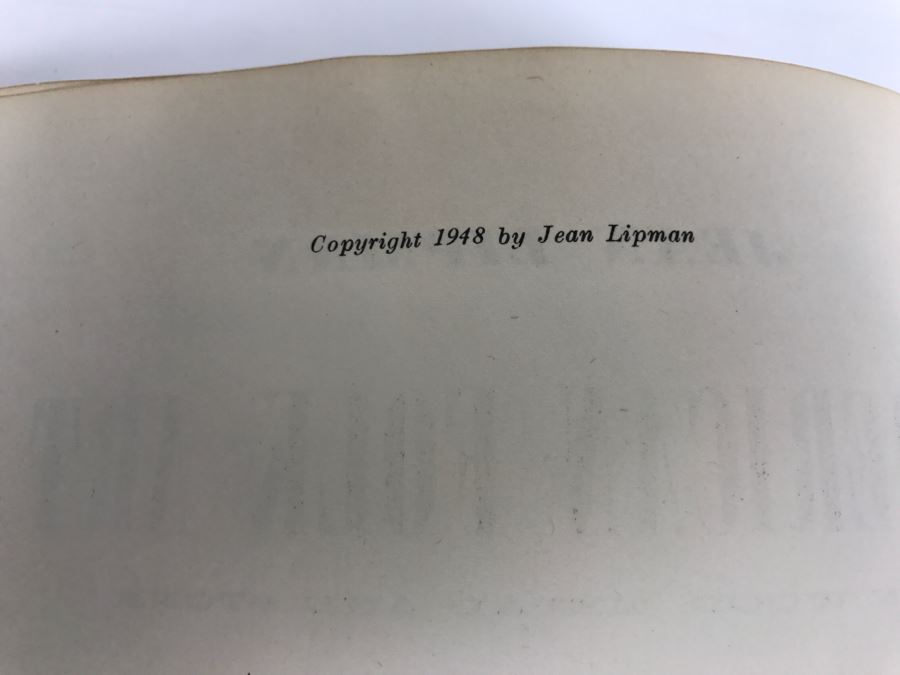 Jean Lipman American Folk Art In Wood, Metal And Stone Pantheon Hardcover First Edition Book [Photo 4]