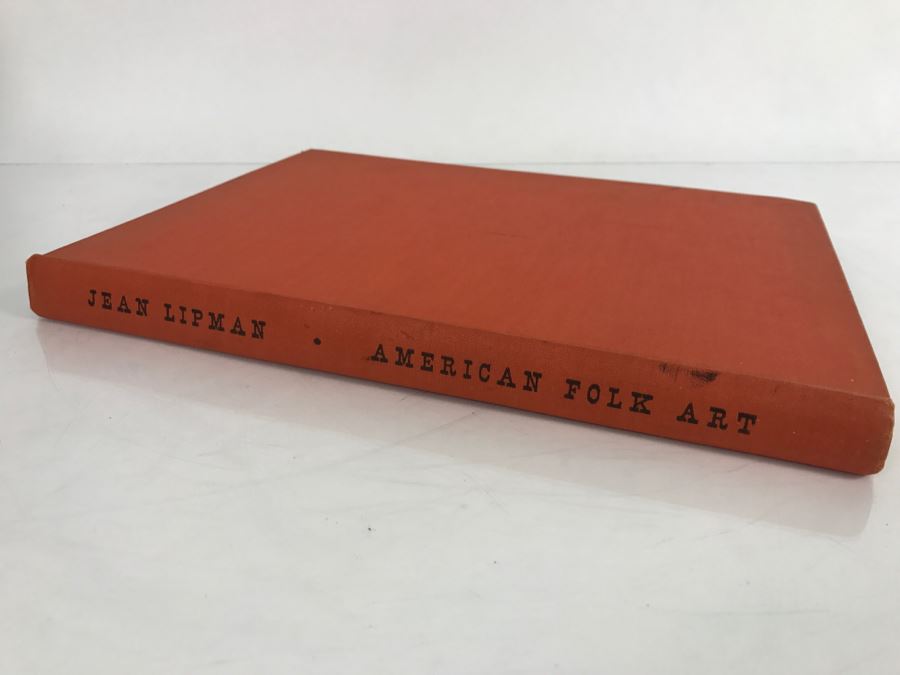 Jean Lipman American Folk Art In Wood, Metal And Stone Pantheon Hardcover First Edition Book [Photo 2]