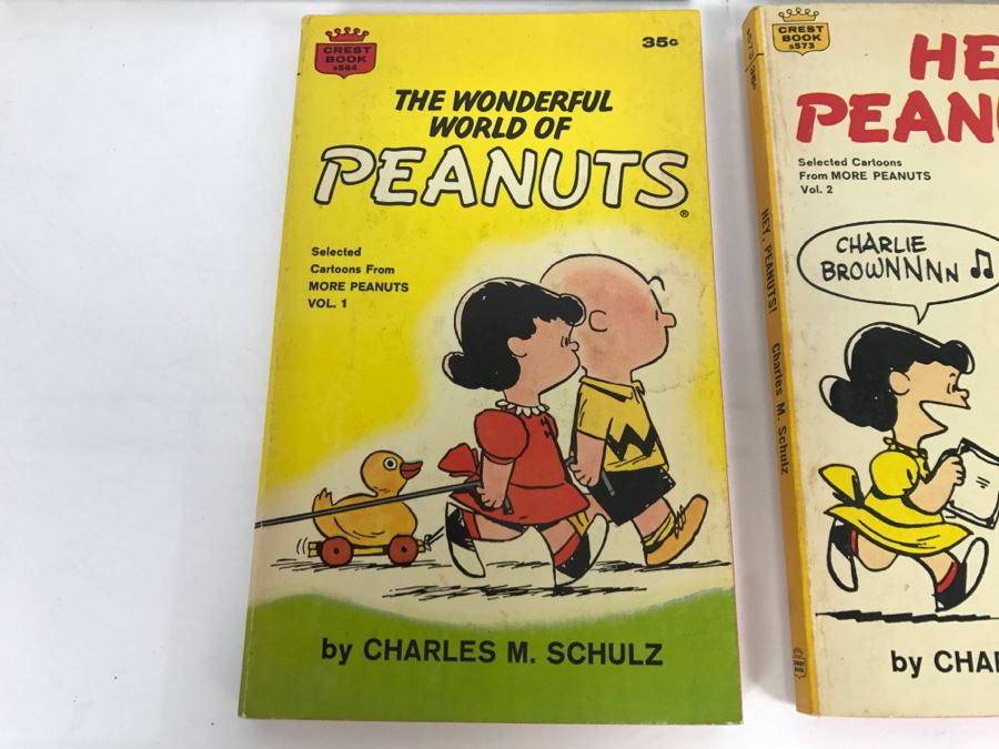 Collection Of Charles M Schulz Peanuts Paperback Books 2 An Educated Slice First Edition The