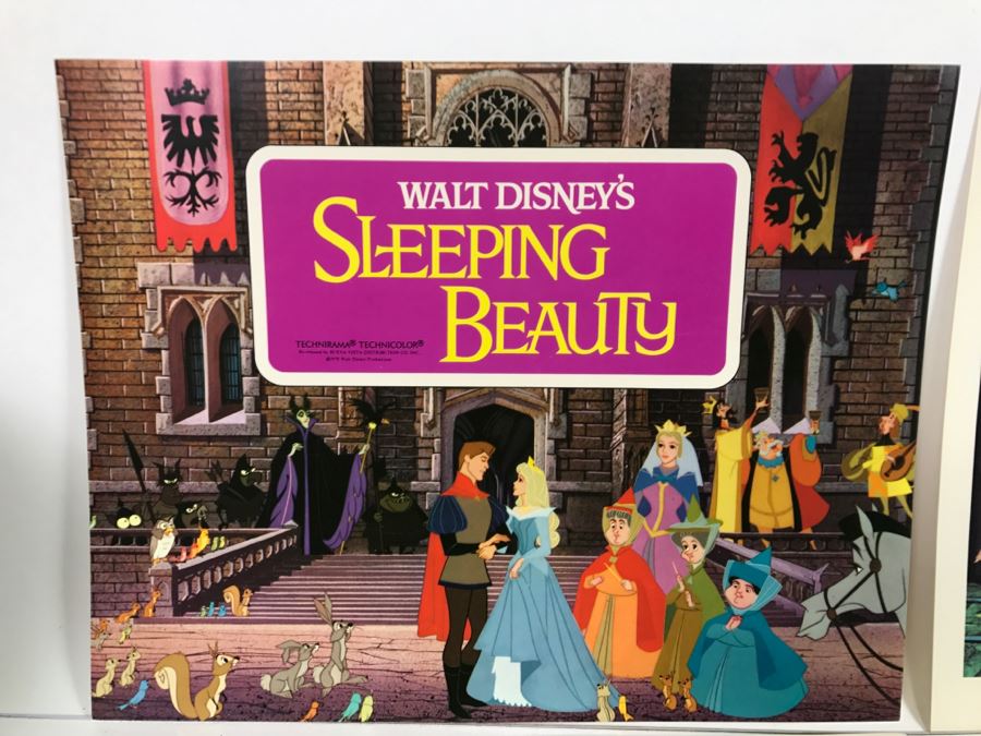 Vintage 1970 (8) Full Color 11x14 Scenes From Walt Disney's Sleeping Beauty [Photo 3]