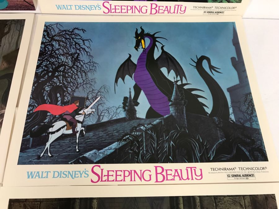 Vintage 1970 (8) Full Color 11x14 Scenes From Walt Disney's Sleeping Beauty [Photo 7]
