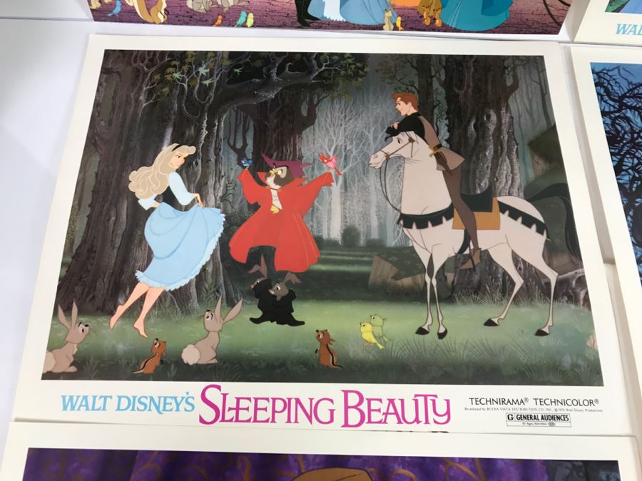 Vintage 1970 (8) Full Color 11x14 Scenes From Walt Disney's Sleeping Beauty [Photo 6]