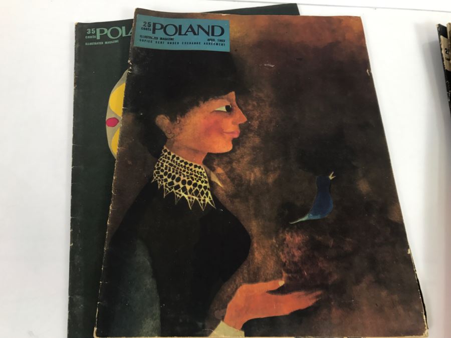 Set Of 8 Vintage POLAND Illustrated Magazines 1960-1965 Lots Of Modern Art Pictures And Articles [Photo 22]