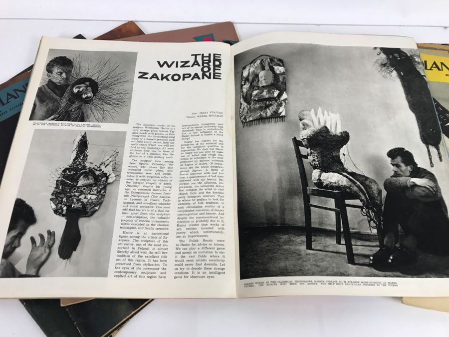 Set Of 8 Vintage POLAND Illustrated Magazines 1960-1965 Lots Of Modern Art Pictures And Articles [Photo 18]