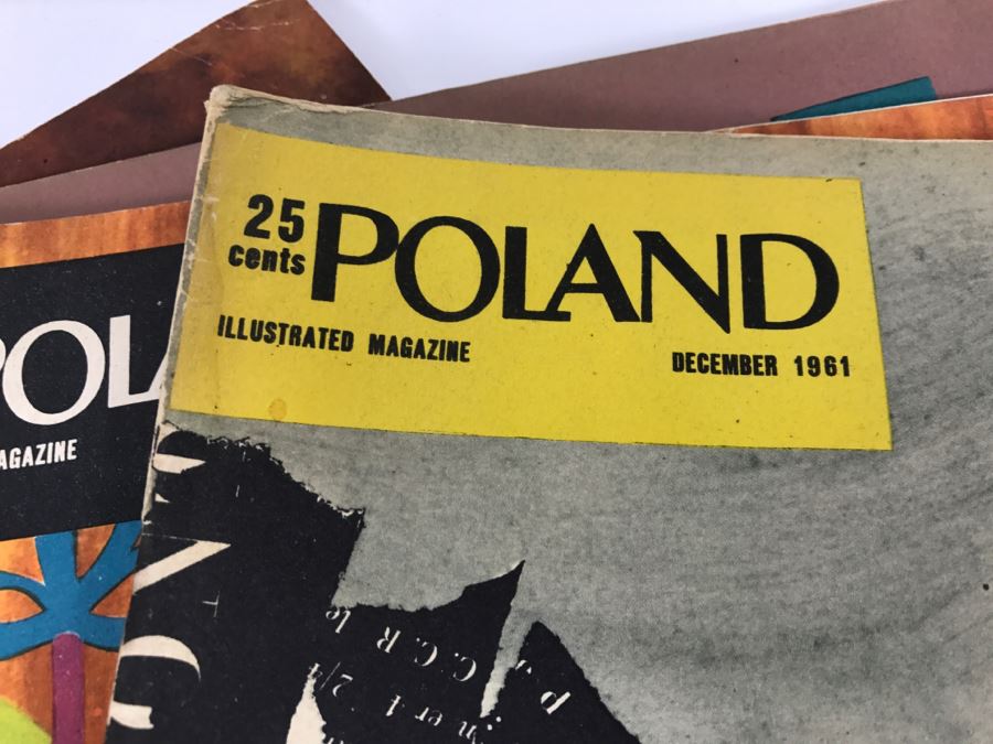 Set Of 8 Vintage POLAND Illustrated Magazines 1960-1965 Lots Of Modern Art Pictures And Articles [Photo 15]