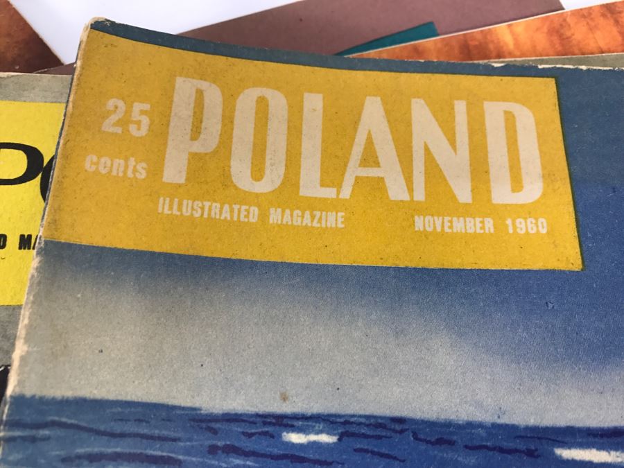 Set Of 8 Vintage POLAND Illustrated Magazines 1960-1965 Lots Of Modern Art Pictures And Articles [Photo 13]