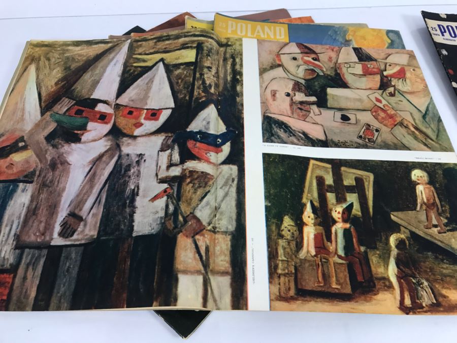 Set Of 8 Vintage POLAND Illustrated Magazines 1960-1965 Lots Of Modern Art Pictures And Articles [Photo 10]
